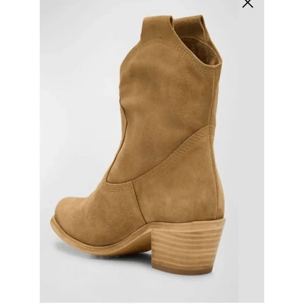 Pedro Garcia Bristol Suede Cowboy Booties